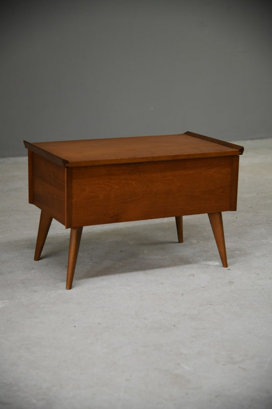 Retro Teak Sewing Tidy