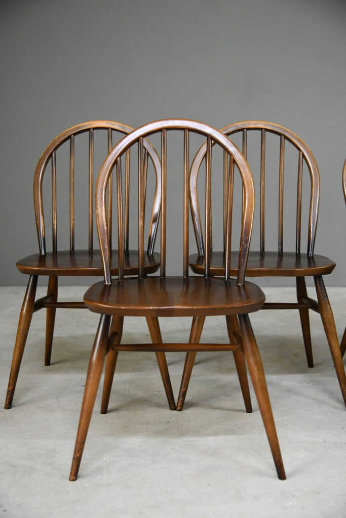 6 Vintage Ercol Windsor Dining Chairs
