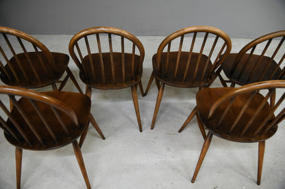 6 Vintage Ercol Windsor Dining Chairs