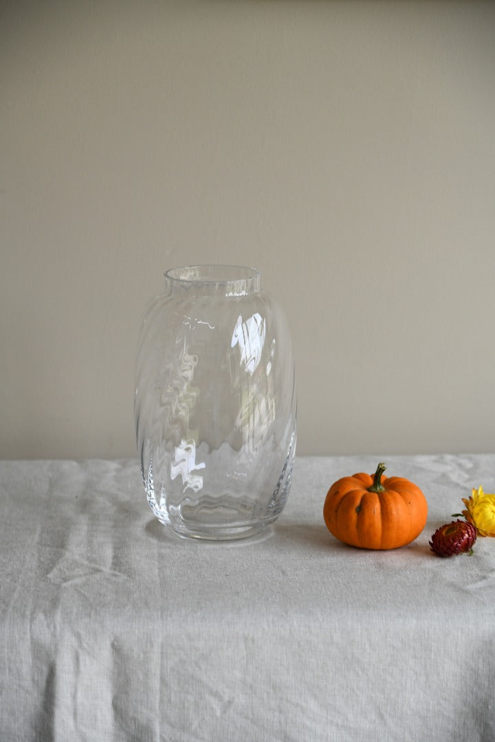 Dartington Ripple Glass Vase