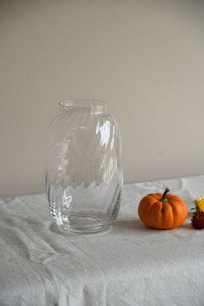 Dartington Ripple Glass Vase