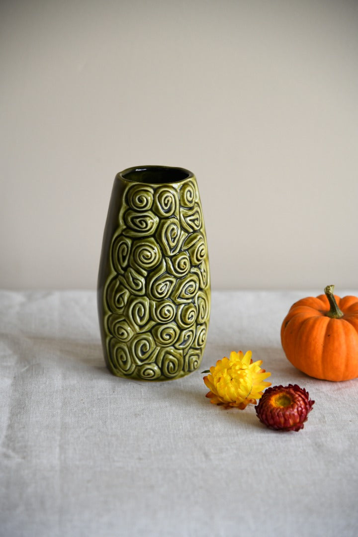 Sylvac Green Vase