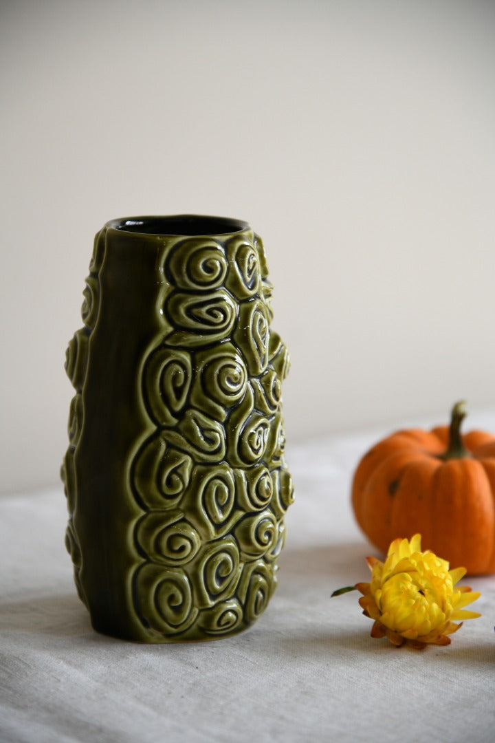 Sylvac Green Vase