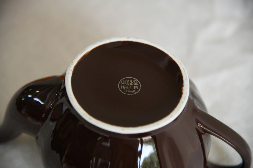 Brown Chinese Teapot