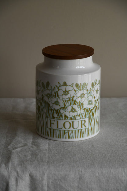 Vintage Hornsea Flour Jar