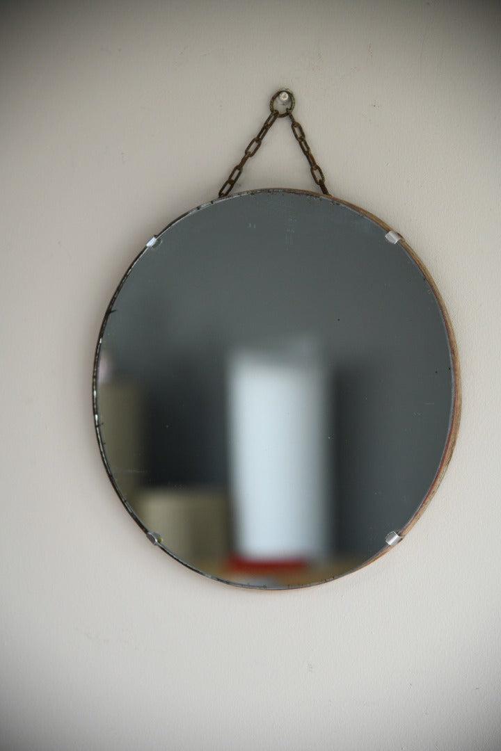 Vintage Frameless Mirror