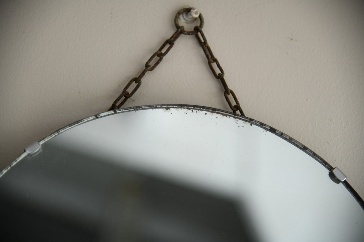 Vintage Frameless Mirror