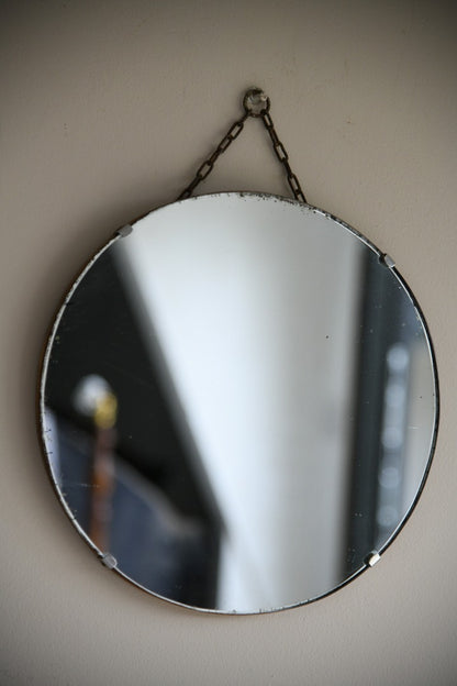 Vintage Frameless Mirror
