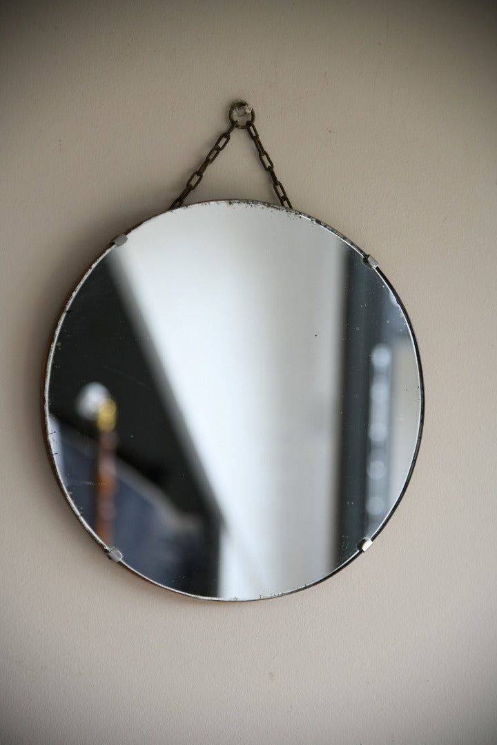 Vintage Frameless Mirror