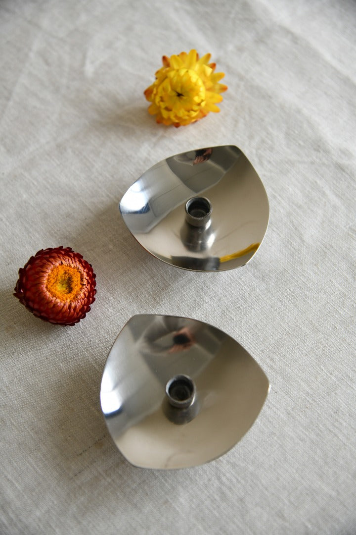 Pair Mid 20th Century Candle Holders