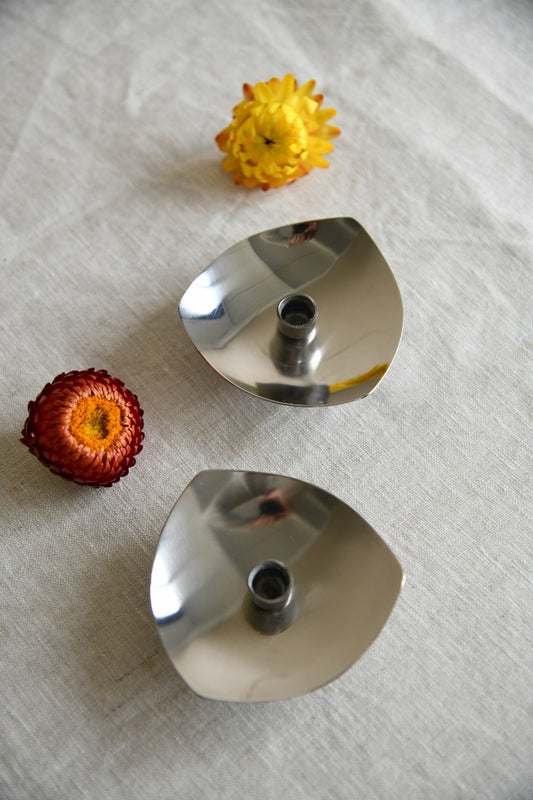 Pair Mid 20th Century Candle Holders