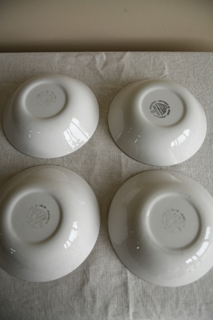 4 x Retro Biltons Ironstone Cereal Bowls