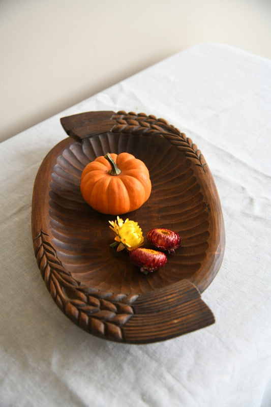 Carved Wooden Bowl