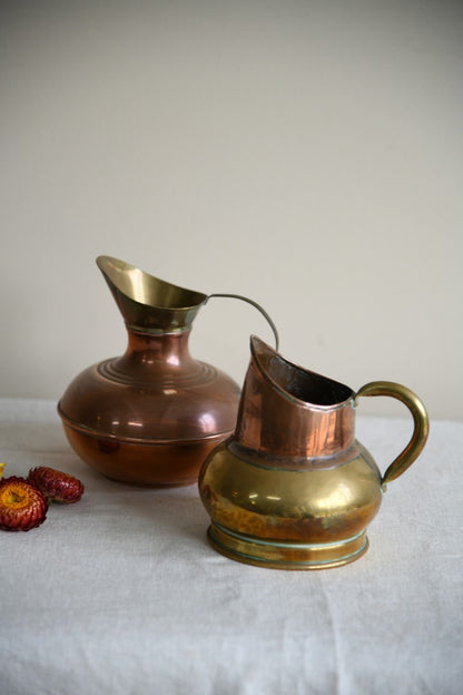 Brass & Copper Jugs