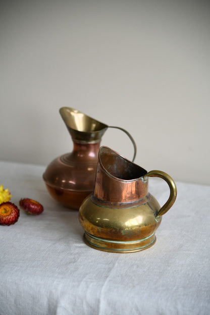 Brass & Copper Jugs