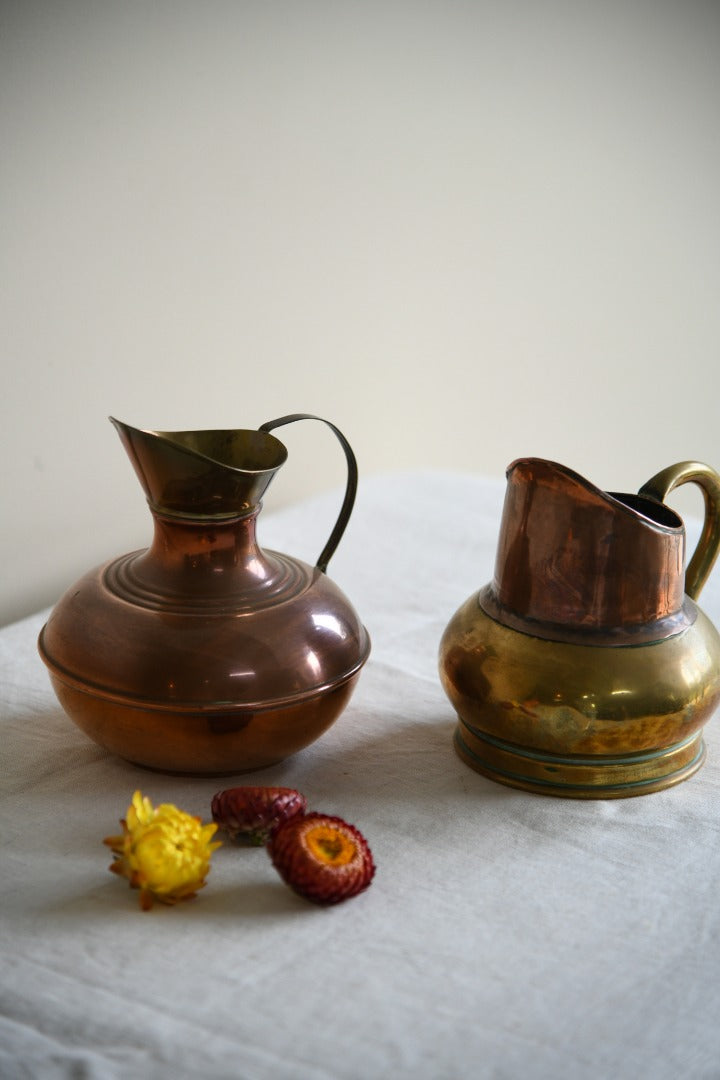 Brass & Copper Jugs