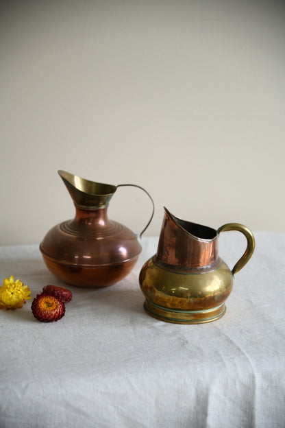 Brass & Copper Jugs