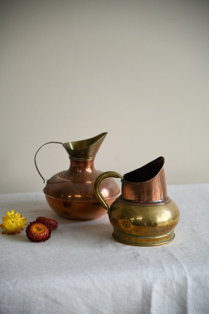 Brass & Copper Jugs