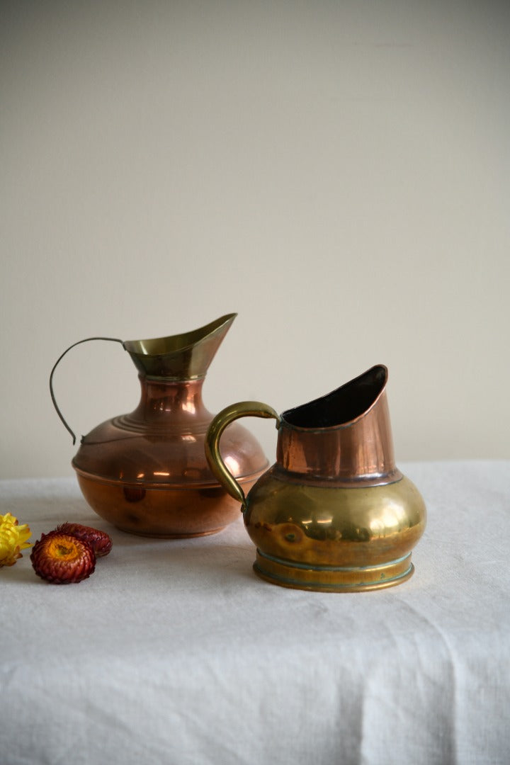 Brass & Copper Jugs