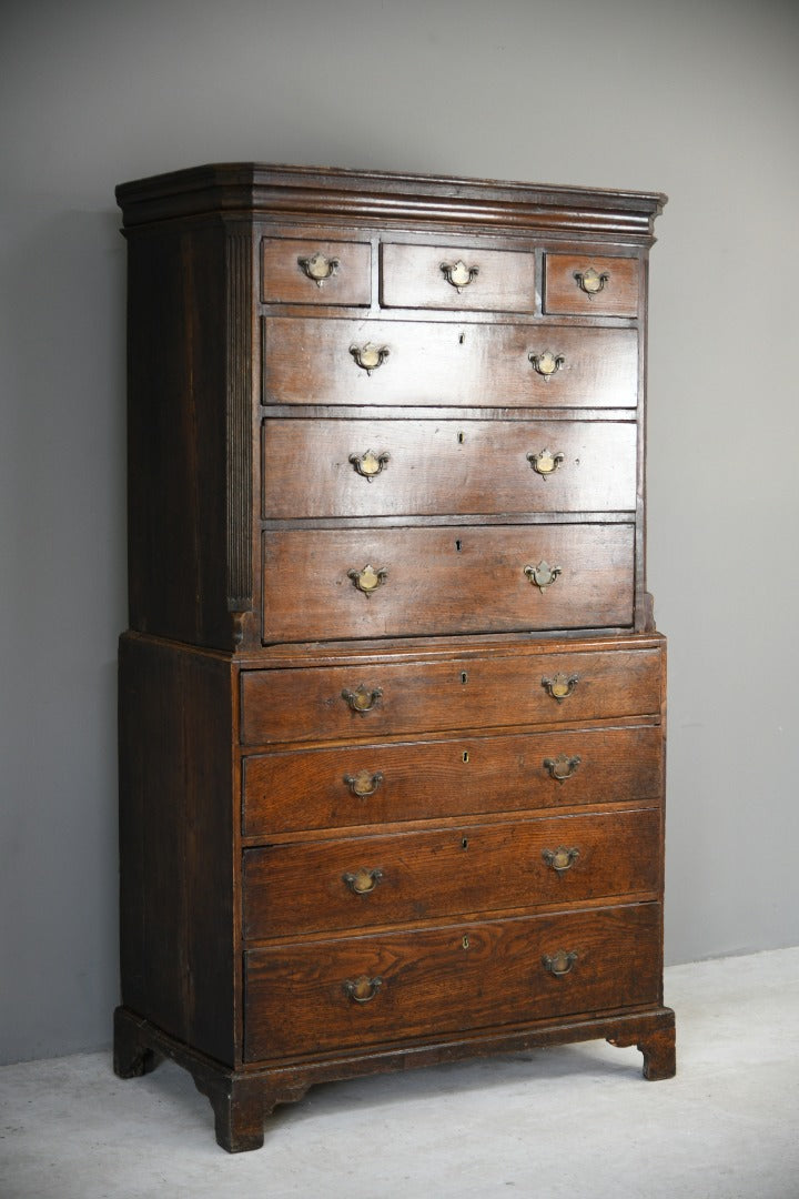 Antique Georgian Oak Tallboy