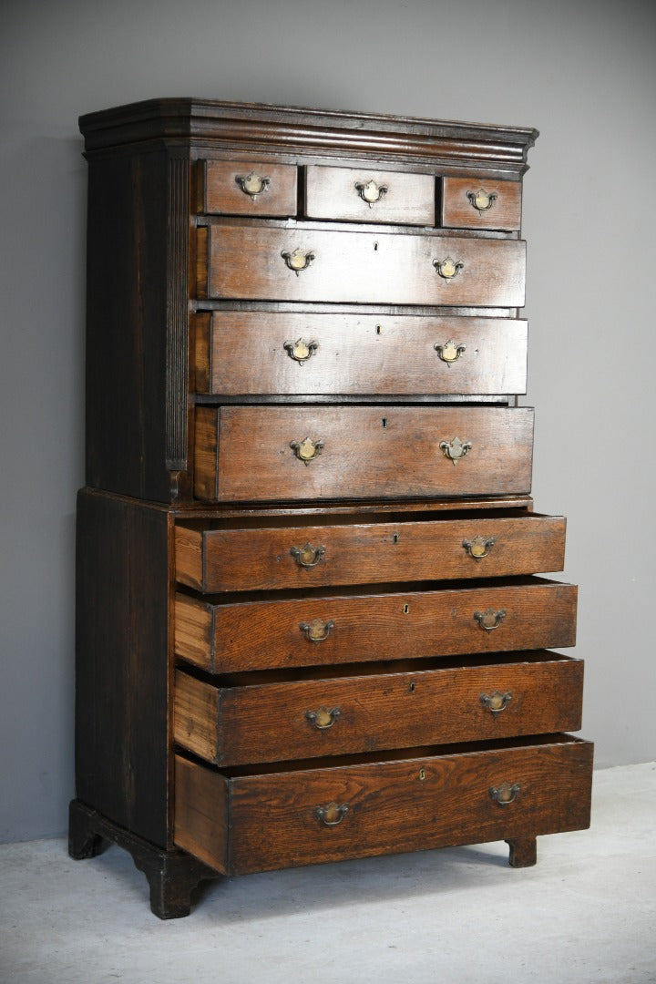 Antique Georgian Oak Tallboy