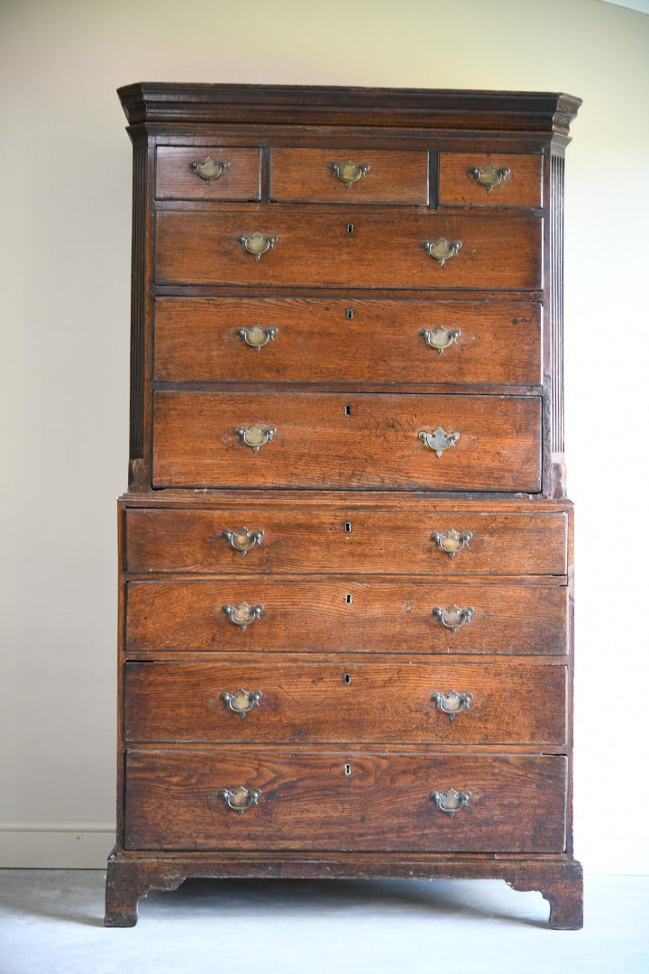 Antique Georgian Oak Tallboy