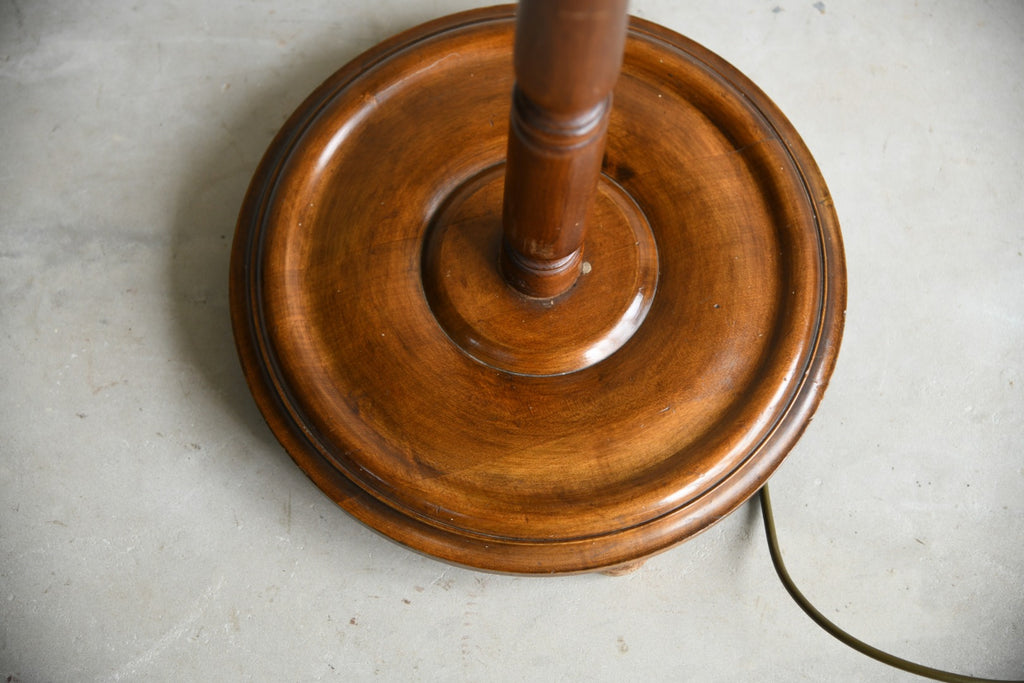 Traditional Turned Wooden Standard Lamp