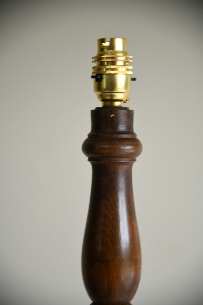 Traditional Turned Wooden Standard Lamp