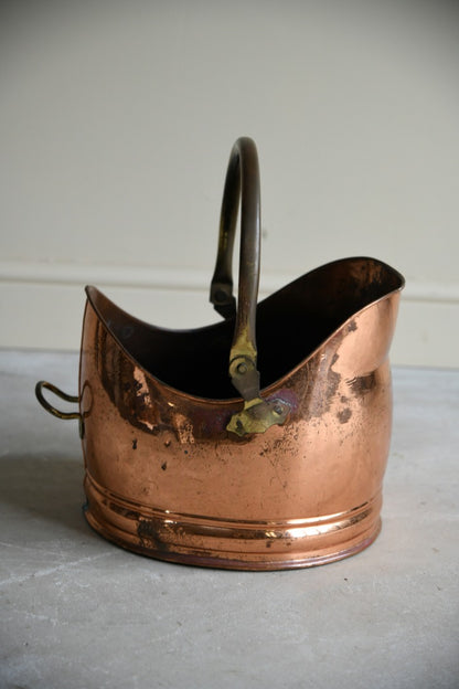 Copper Coal Scuttle