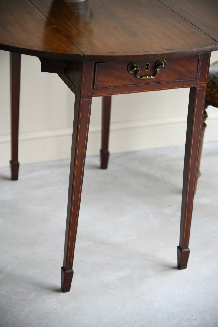 Antique Mahogany Drop Leaf Table