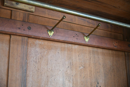 Large Victorian Mahogany Double Wardrobe