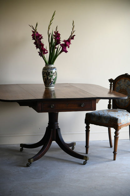 Antique Mahogany Drop Leaf Table