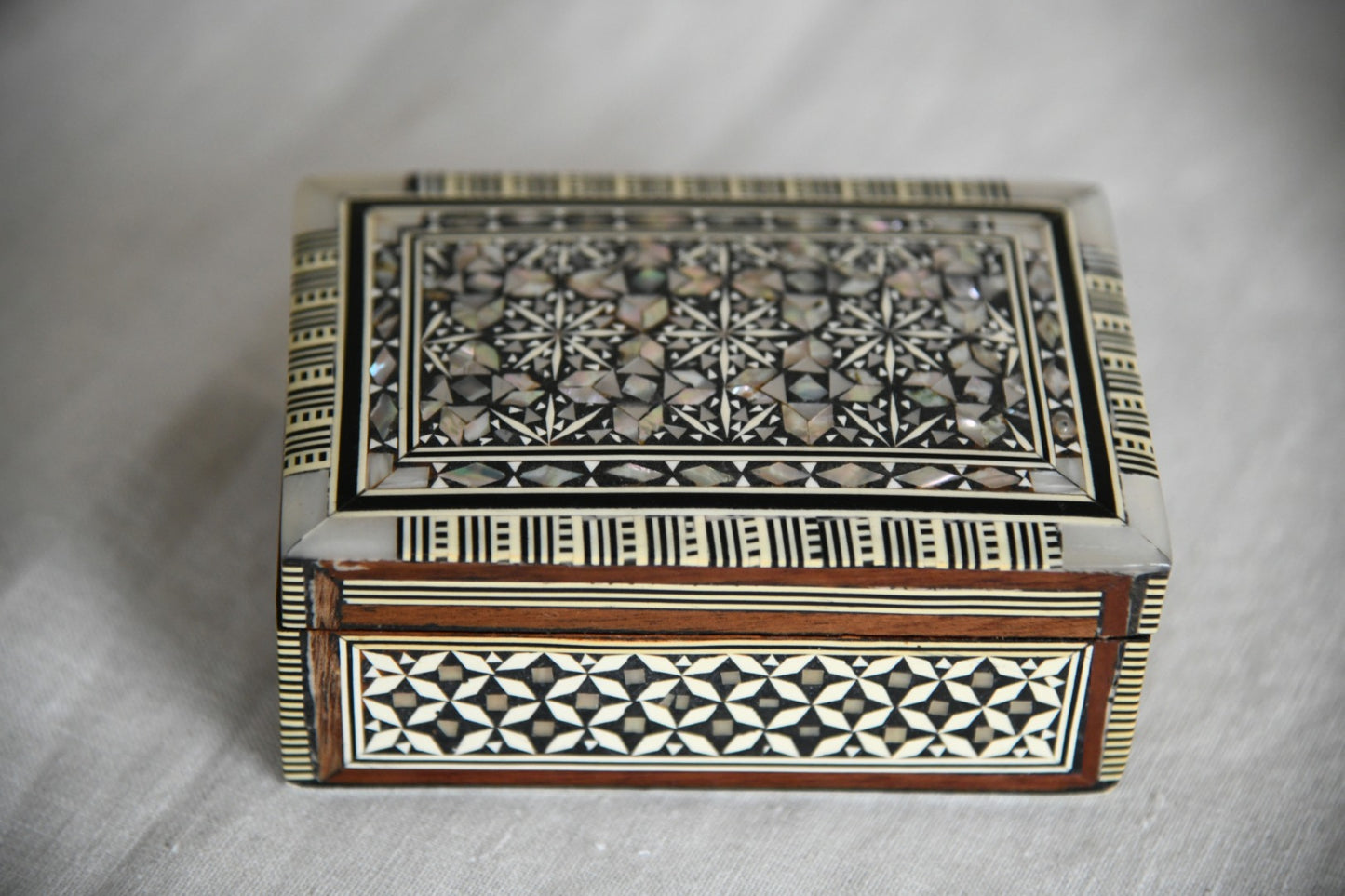 Eastern Mother of Pearl Inlaid Box