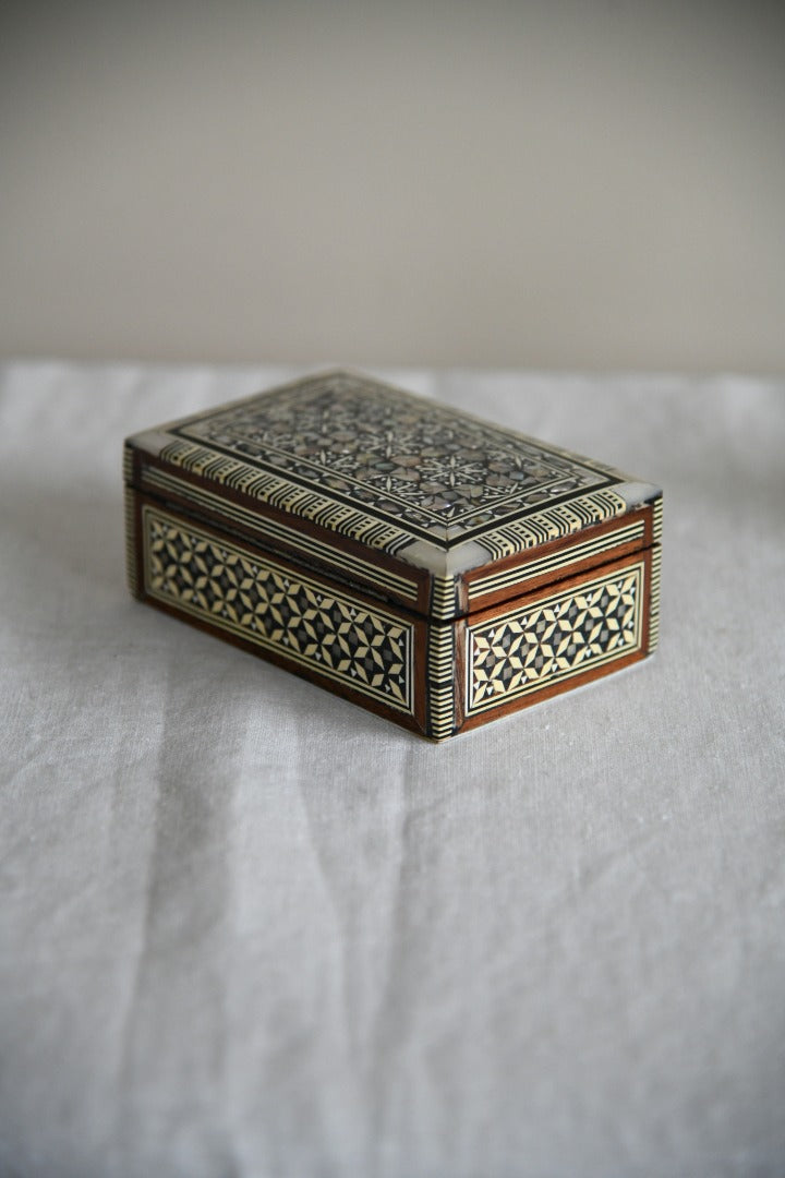 Eastern Mother of Pearl Inlaid Box