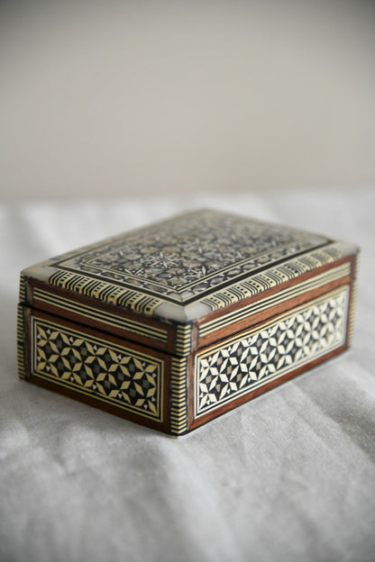 Eastern Mother of Pearl Inlaid Box