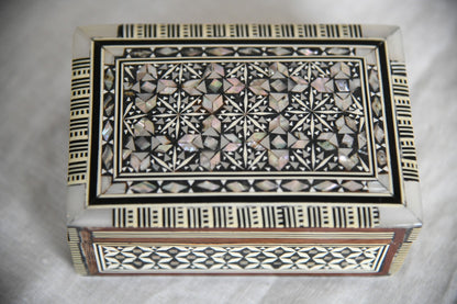 Eastern Mother of Pearl Inlaid Box