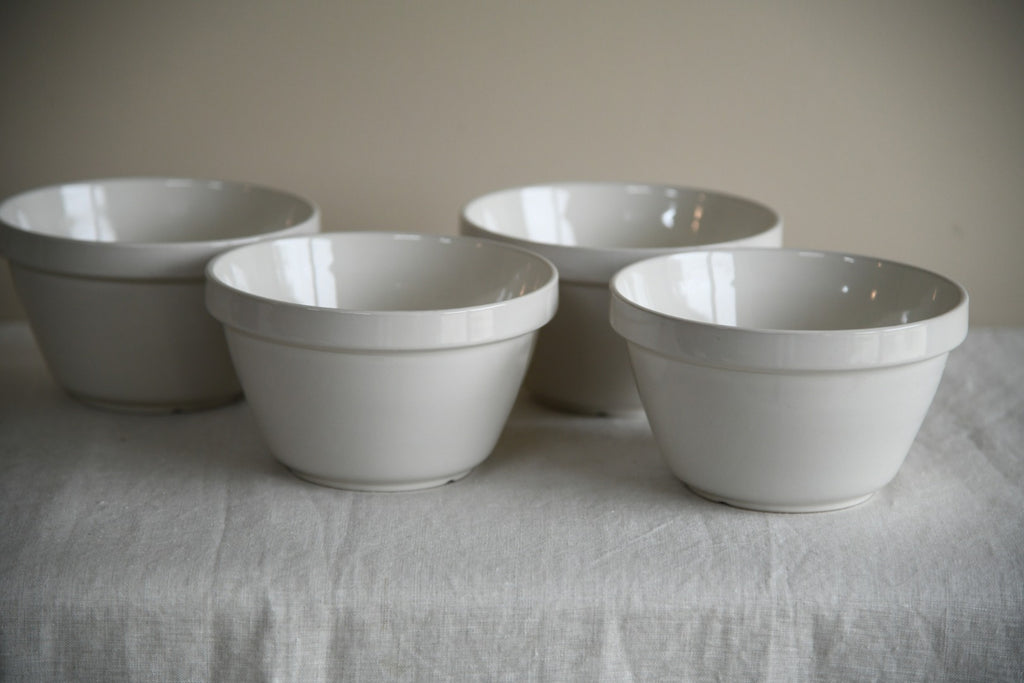 4 Vintage Pudding Bowls