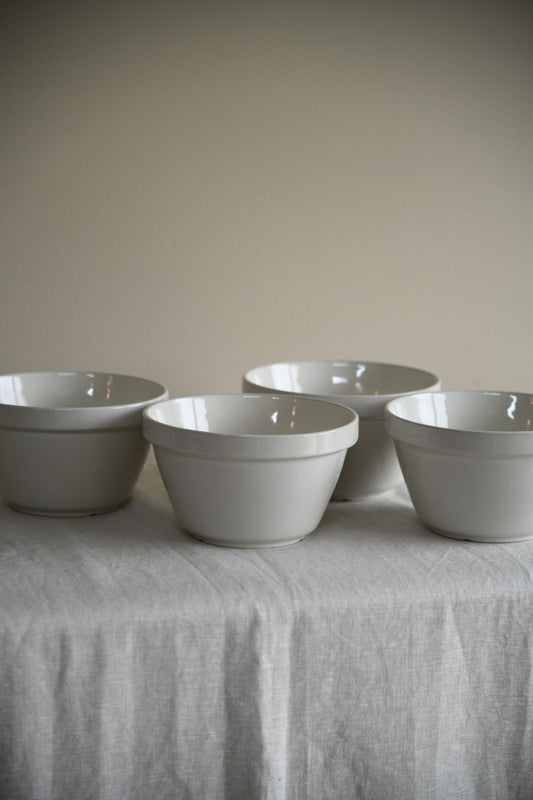 4 Vintage Pudding Bowls