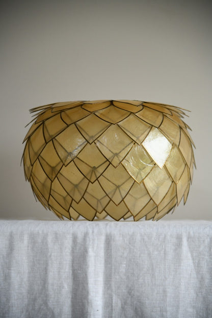 Vintage Capiz Lampshade