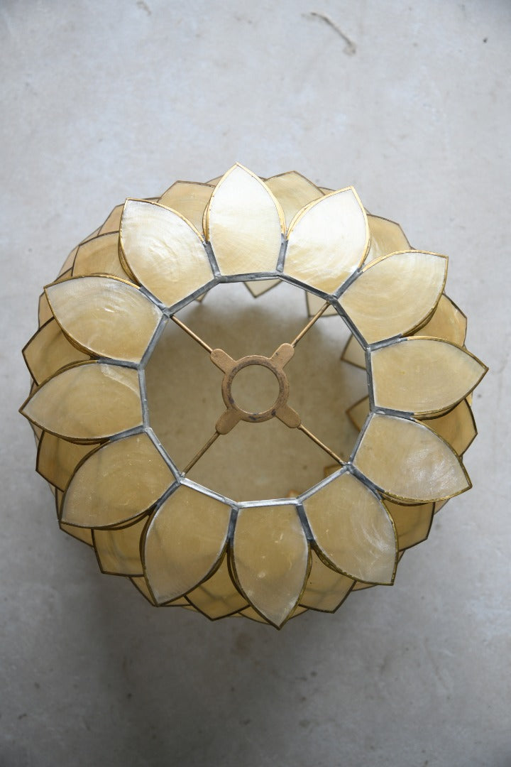 Vintage Capiz Lampshade