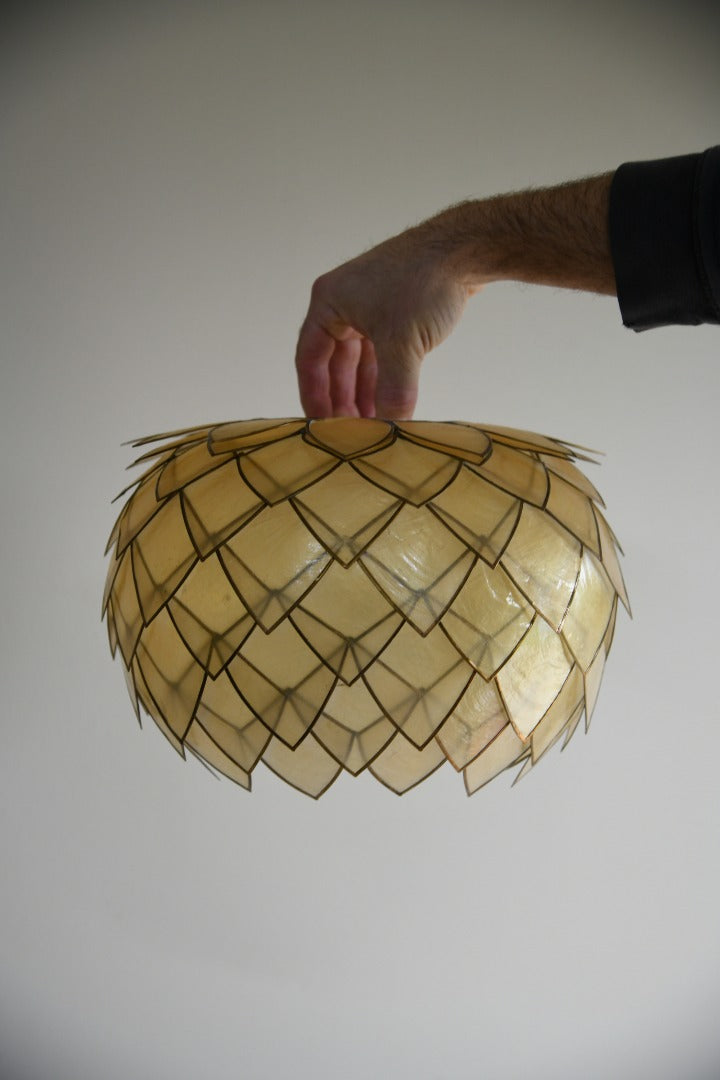 Vintage Capiz Lampshade