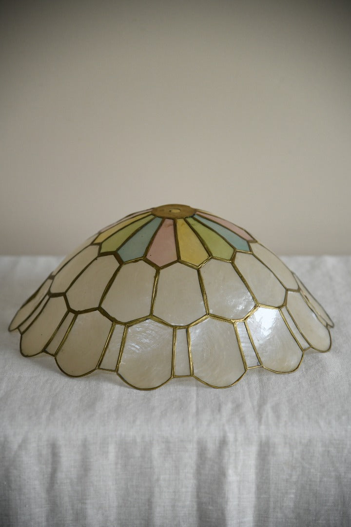 Vintage Capiz Shell Lampshade