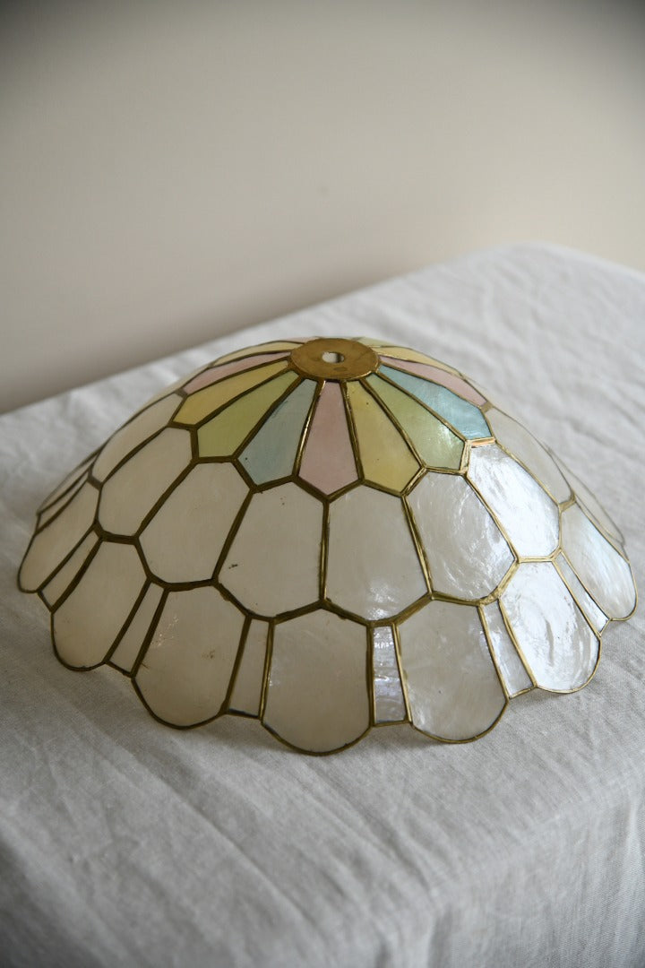 Vintage Capiz Shell Lampshade