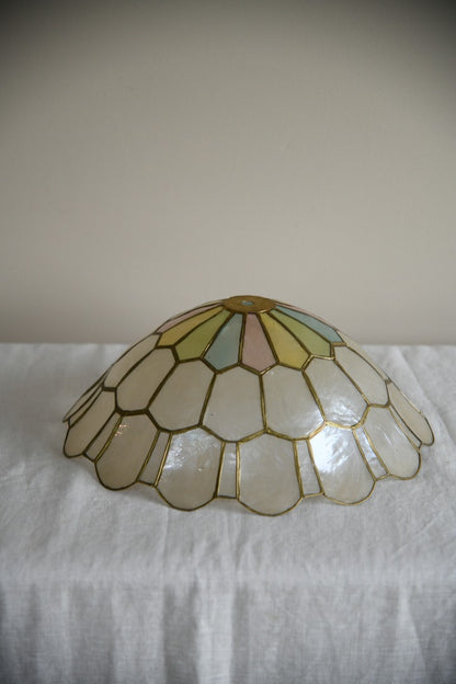 Vintage Capiz Shell Lampshade