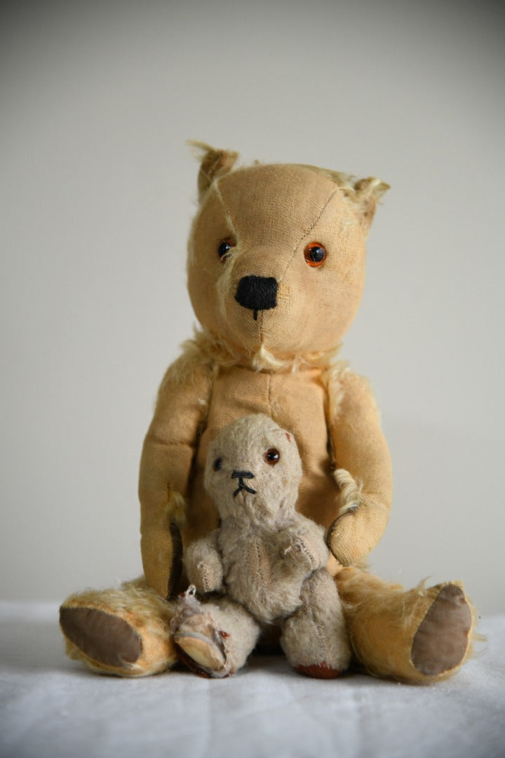 Pair Vintage Teddies