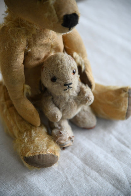 Pair Vintage Teddies