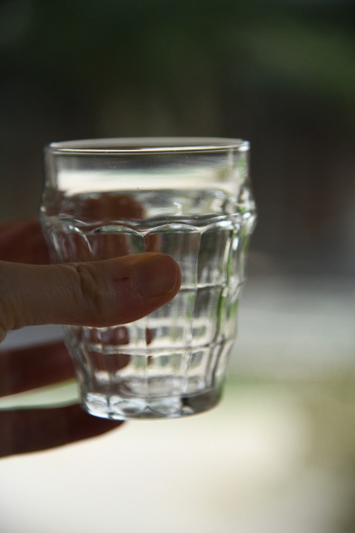 6 Vintage Water Glasses