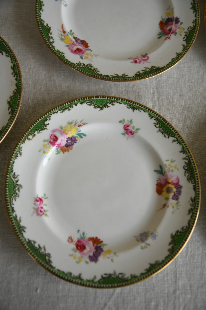 5 x Vintage Crown Staffordshire China Plates – Kernow Furniture