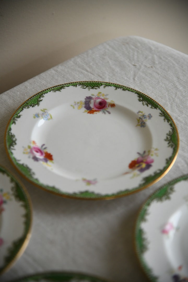 5 x Vintage Crown Staffordshire China Plates