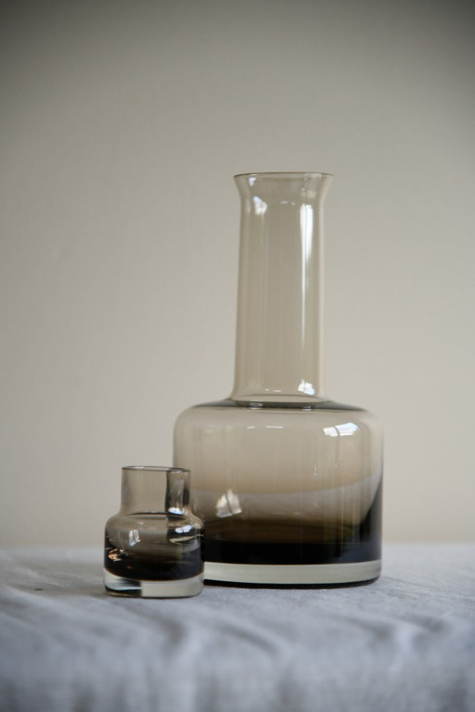 Caithness Smoked Glass Decanter